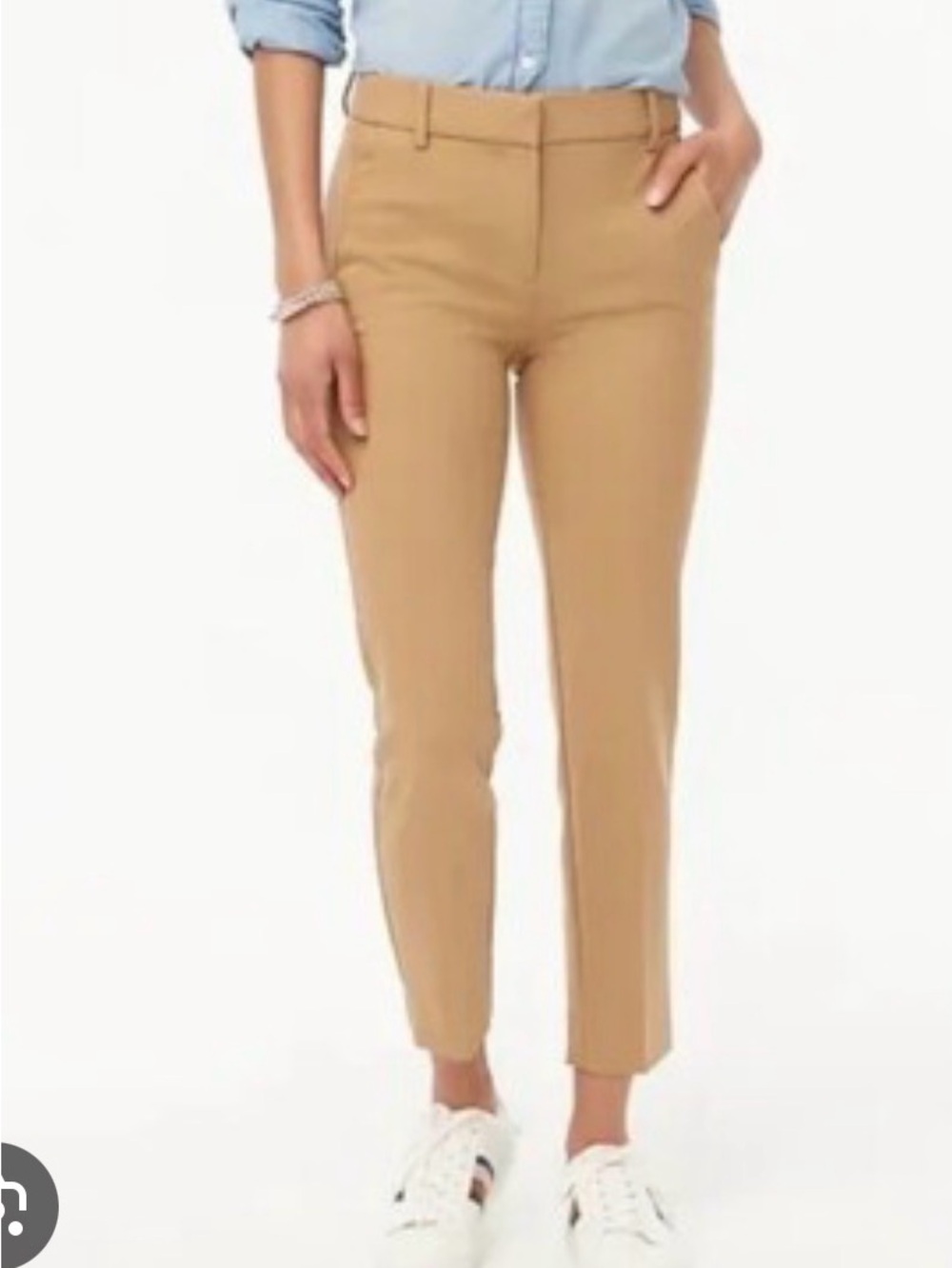 J. Crew Factory Straight Leg Pants in Camel Tan
